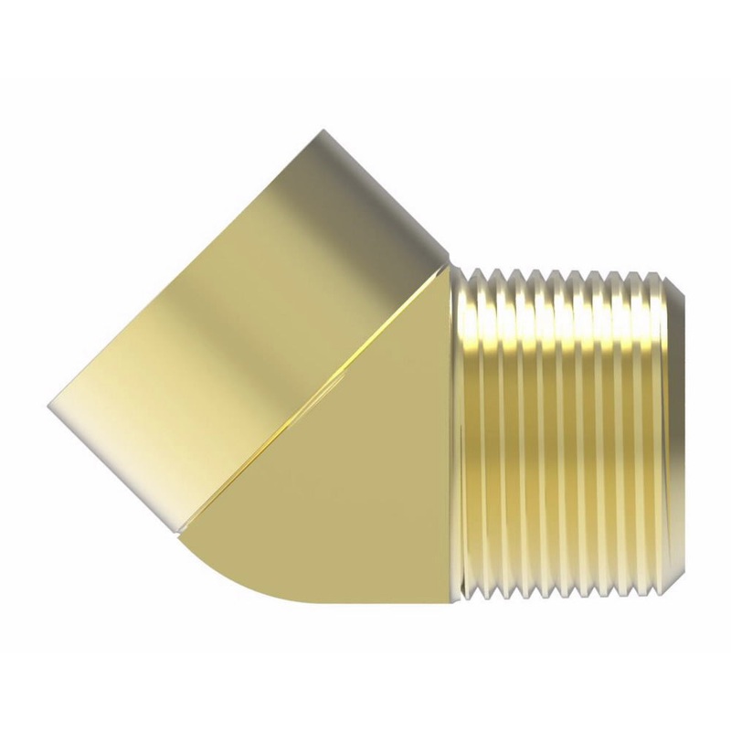 WHD (129) 1480X8X8 AIR BRAKE 1/2 TUBE X 1/2 MPT 45ELB