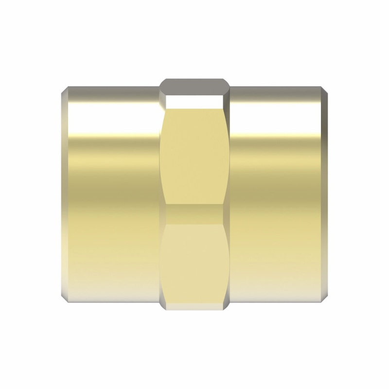 WHD (129) 3300X4X2 BRASS PIPE REDUCING COUPLING 1/4X1/8FPT