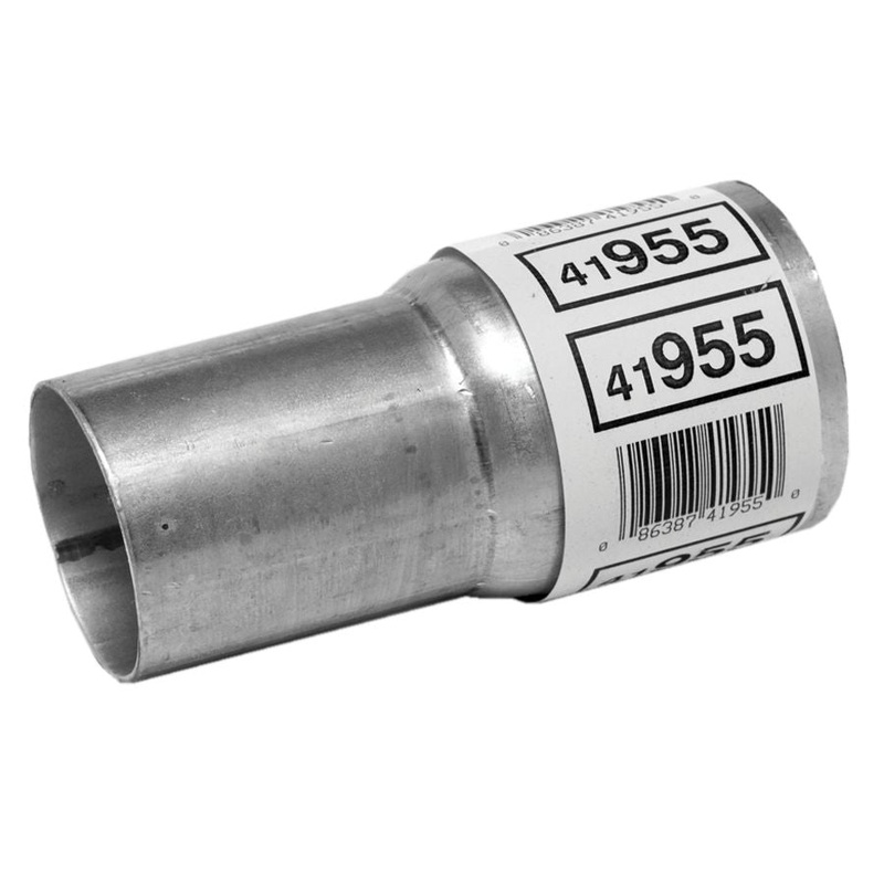 Walker (670) 41955 Walker Heavy Duty Reducer. I.D: 2 1/4", O.D: 2", Length: 4 1/2". Reduces larger O.D pipes and or tubing to smaller I.D Pipe.
