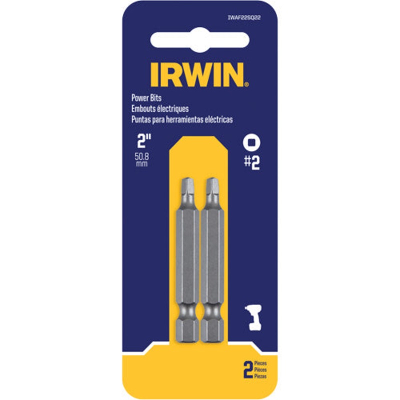 Irwin (928) IWAF22SQ22 2IN SQUARE No.2 - 2 PACK