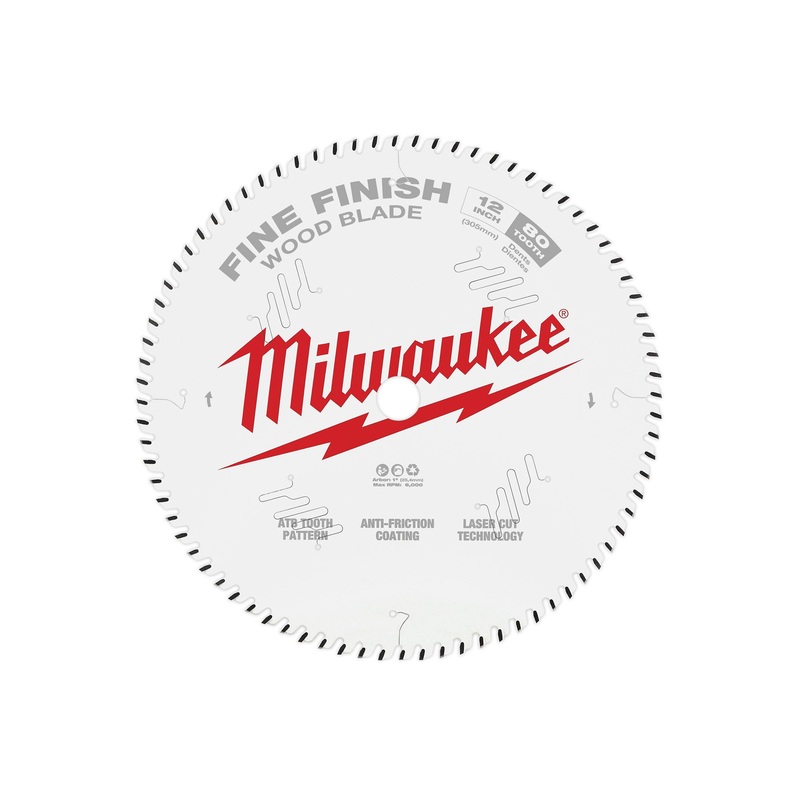 Milwaukee (366) 48-40-1224 Mil 48-40-1224-12" 80T Fine Finish Circu