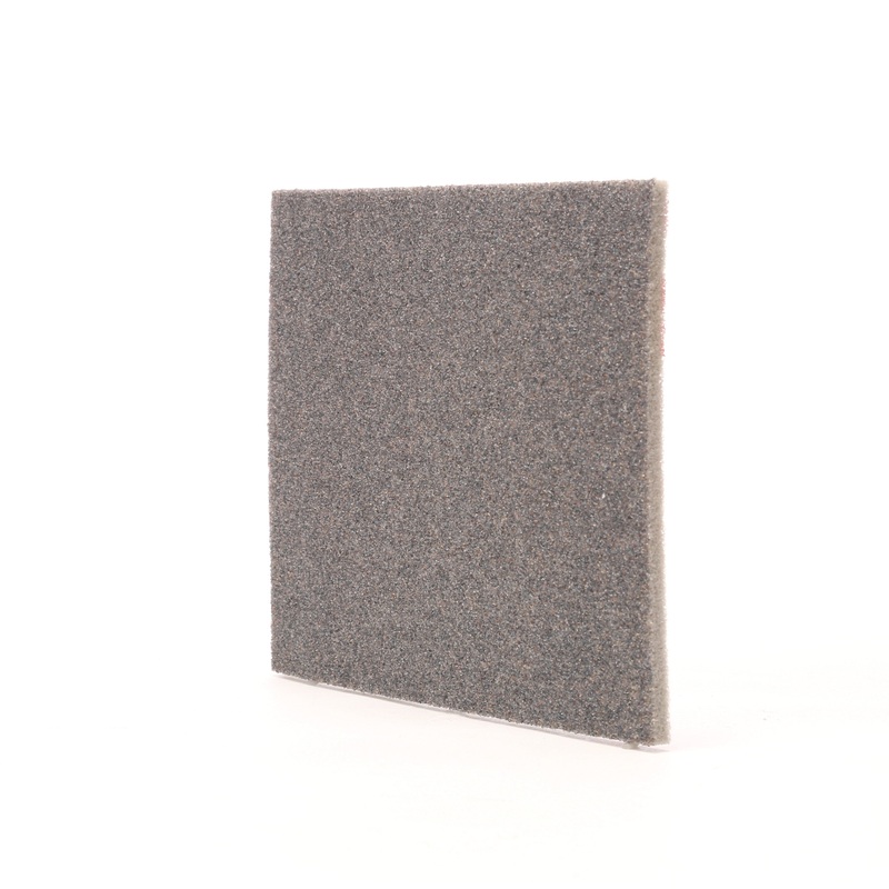 3M (815) 02606 3M Softback Sanding Sponge, 02606, 4 1/2 in x 5 1/2 in (11.43 cm x 13.97 cm), Medium-120/180, Colour: Gray, 3M Stock No. 7000000590