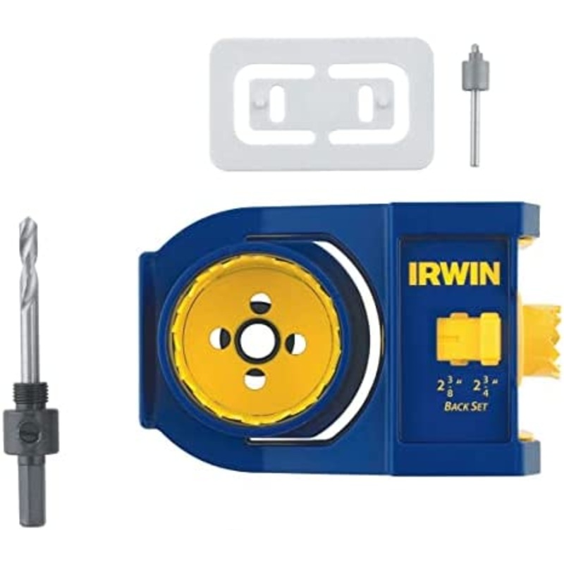 Irwin (928) 3111001 IRWIN Wooden Door Lock Installation Kit, 3111001.