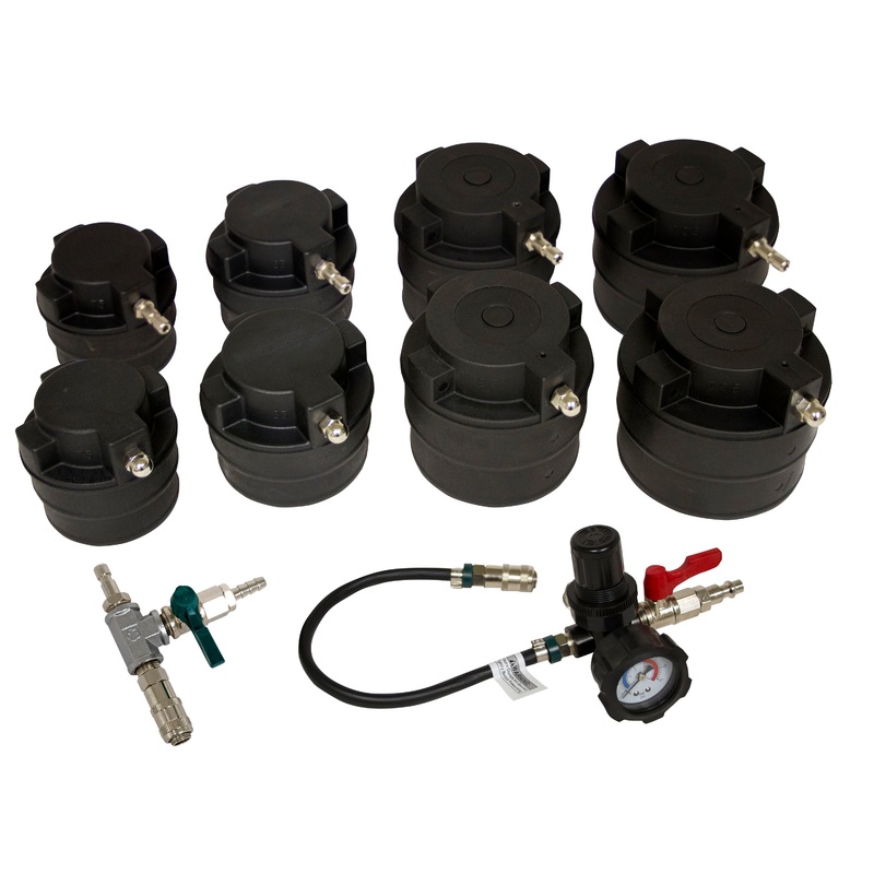 Lisle (371) 69930 10PC TURBO AIR SYSTEM TEST KIT W/ SMOKE ADAPTER