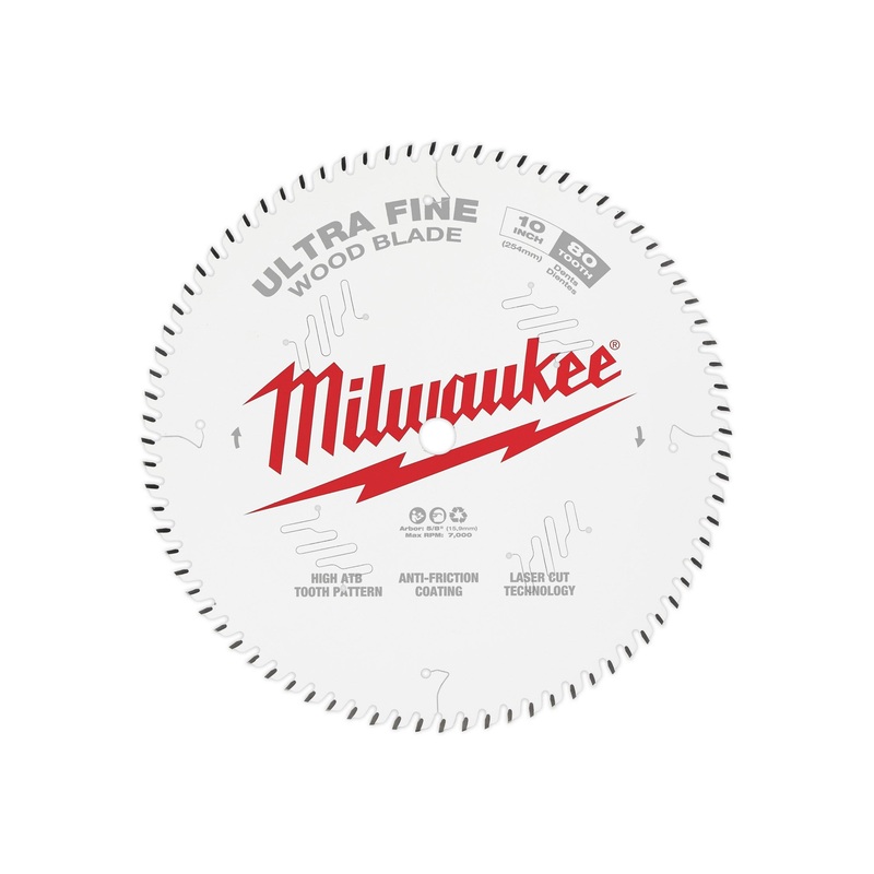 Milwaukee (366) 48-40-1032 Mil 48-40-1032-10" 80T Ultra Fine Finish