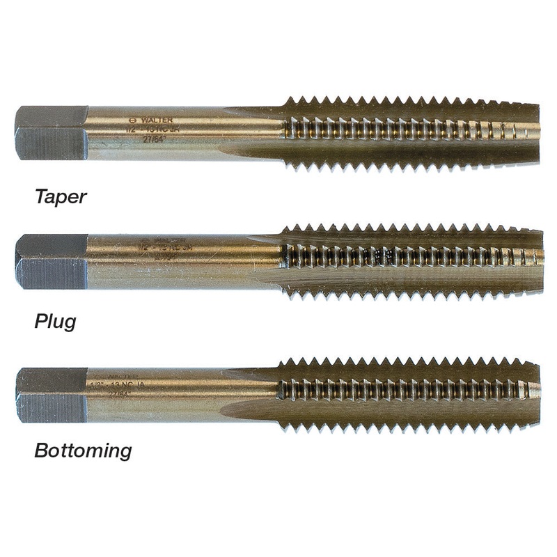 Walter (365) 03A101 10-24NC TAPER SST+ HSS Hand Taps PK 3