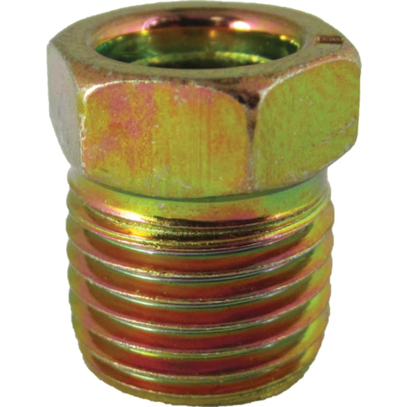 FMSI (450) 3006 5/16" x 1/2" - 20 Standard Steel Invert Flare Tube Nut