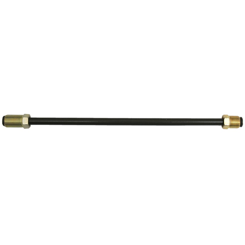FMSI (450) PVF672 3/8" O.D. Invert Flare Polyvinyl Fluoride (PVF) Hydraulic Line With 5/8" - 18 Tube Nuts (72")
