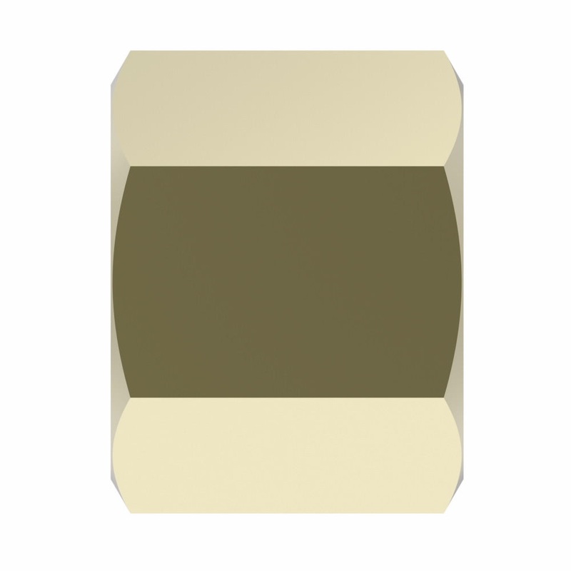 WHD (129) 61X4 BRASS COMP 1/4 TUBE NUT