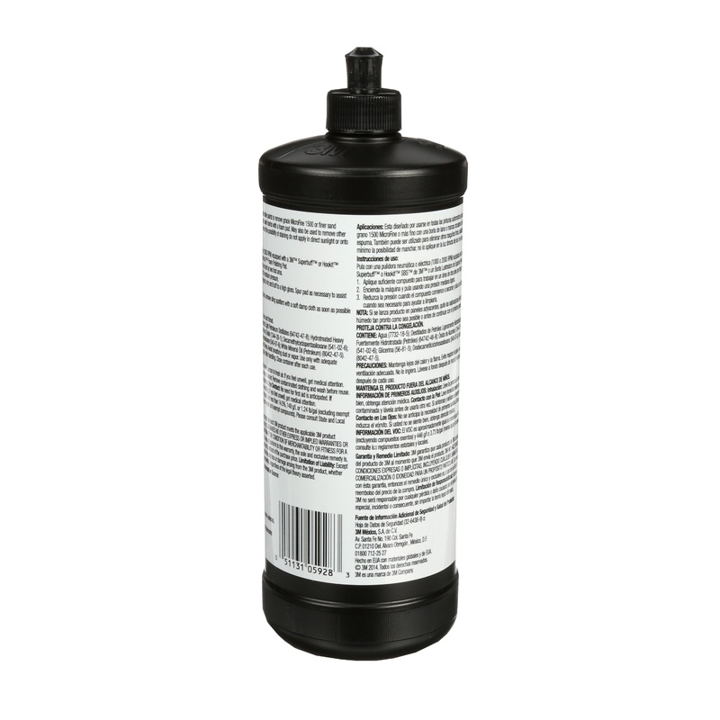 3M (815) 05928 3M Finesse-it II Machine Polish, 05928, 1 qt (946 ml), Colour: White, 3M Stock No. 7100061951