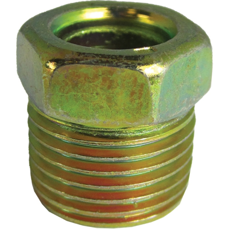 FMSI (450) 3015 3/8" x 5/8" - 18 Standard Steel Invert Flare Tube Nut