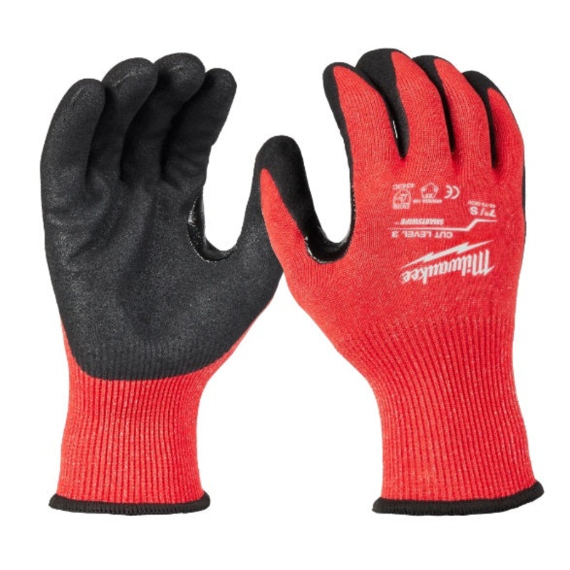 Milwaukee (366) 48-73-8632 (6) CUT 3 NITRILE GLOVES - L