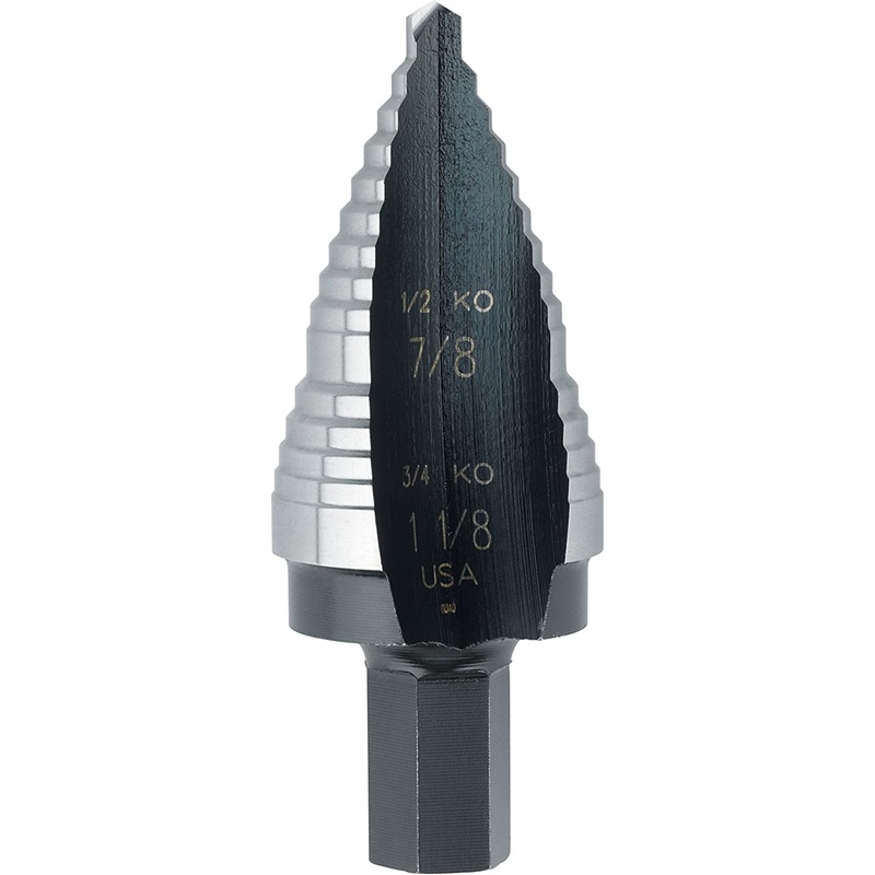 Irwin (928) 10239 IRWIN Unibit High-Speed Steel Fractional Self-Starting Step Drill Bit, No.9 (10239)