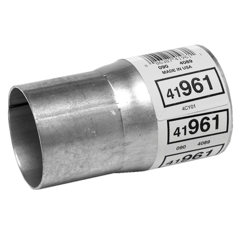 Walker (670) 41961 Walker Heavy Duty Reducer. I.D: 2 1/2", I.D: 2 1/4", Length: 4 1/2". Reduces O.D pipe and or tubing of different sizes.