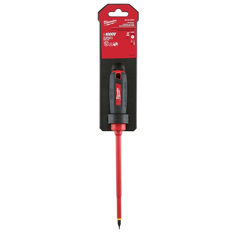 Milwaukee (366) 48-22-2232 3/16" Cabinet - 6" 1000V Insulated Screwdriver
