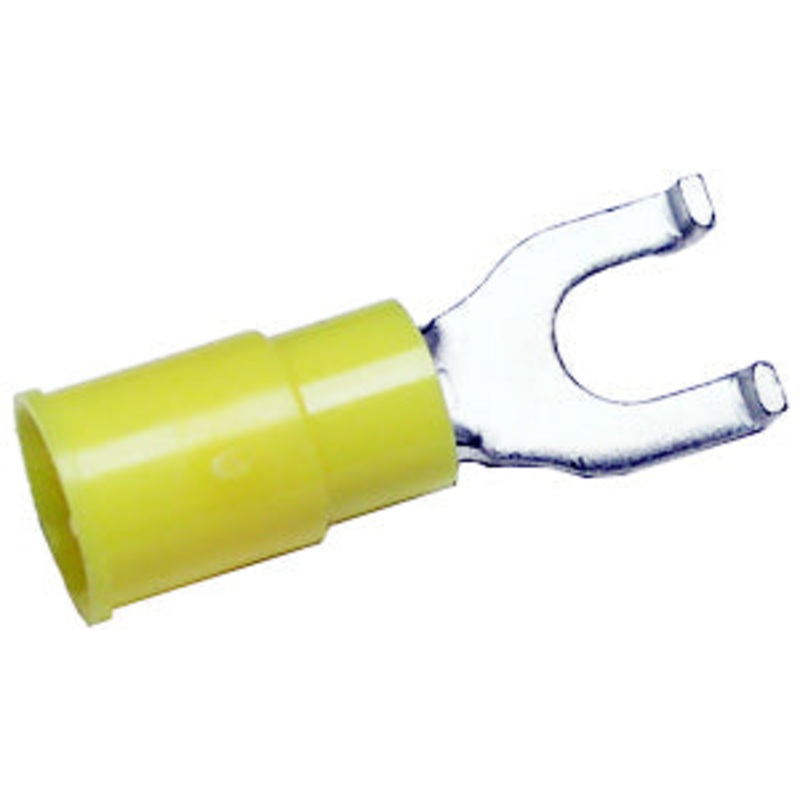 Pico (931) 1935-13 5PCS 12-10GA No.10 FLANGED SPADE CONNECTORS - YELLOW