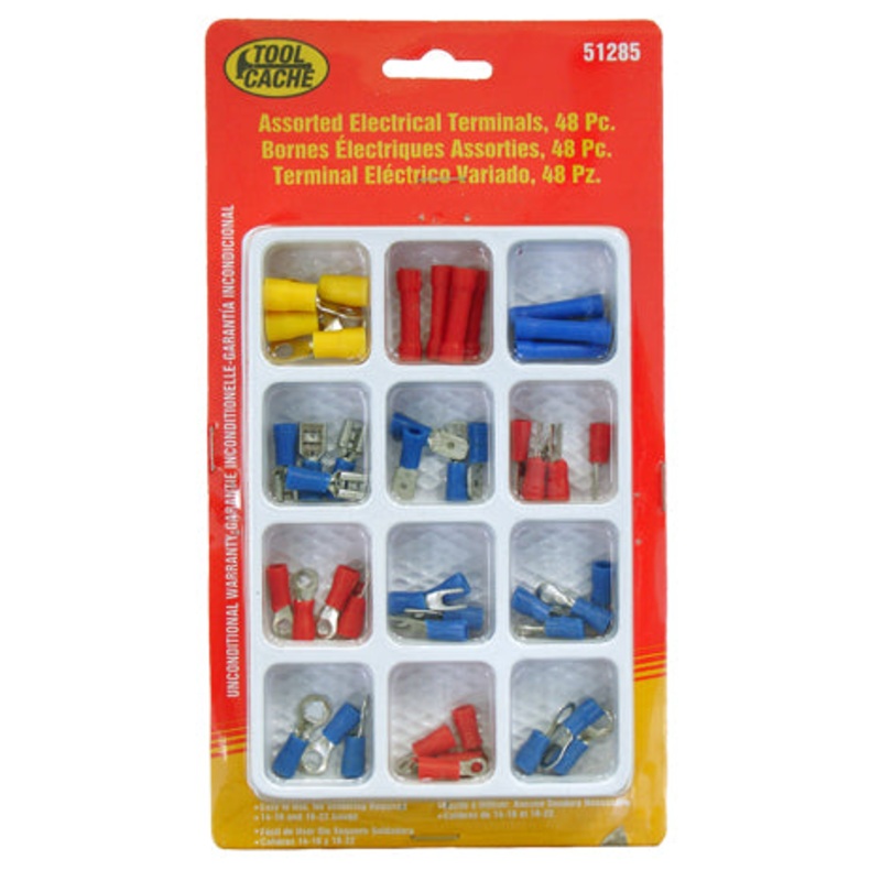 Dynaline (378) 51285 Electrical Terminal Set, Tool Cache Red Table