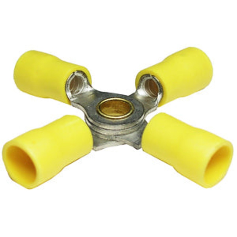 Pico (931) 1921-13 2PCS 12-10GA 3-WAY CONNECTORS - YELLOW