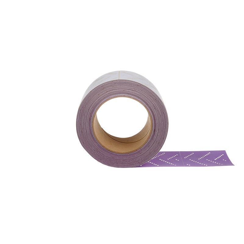 3M (815) 34450 3M Cubitron II Hookit Clean Sanding Sheet Rolls, 737U, 400+ grade, 70 mm x 12 m, Colour: Purple, 3M Stock No. 7100141523
