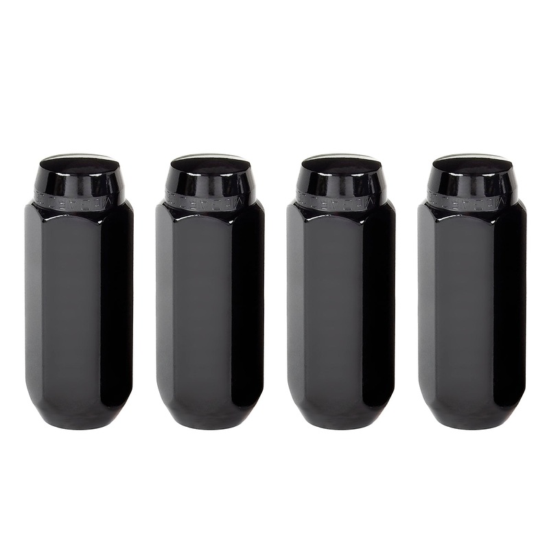 McGard (173) 64025 Black Cone Seat Style Lug Nut Set (M14 x 2.0 Thread Size) - Set of 4 Lug Nuts