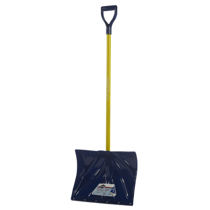Garant (633) 78463 Snow shovel, fiberglass handle, 18" poly blade, steel wear strip