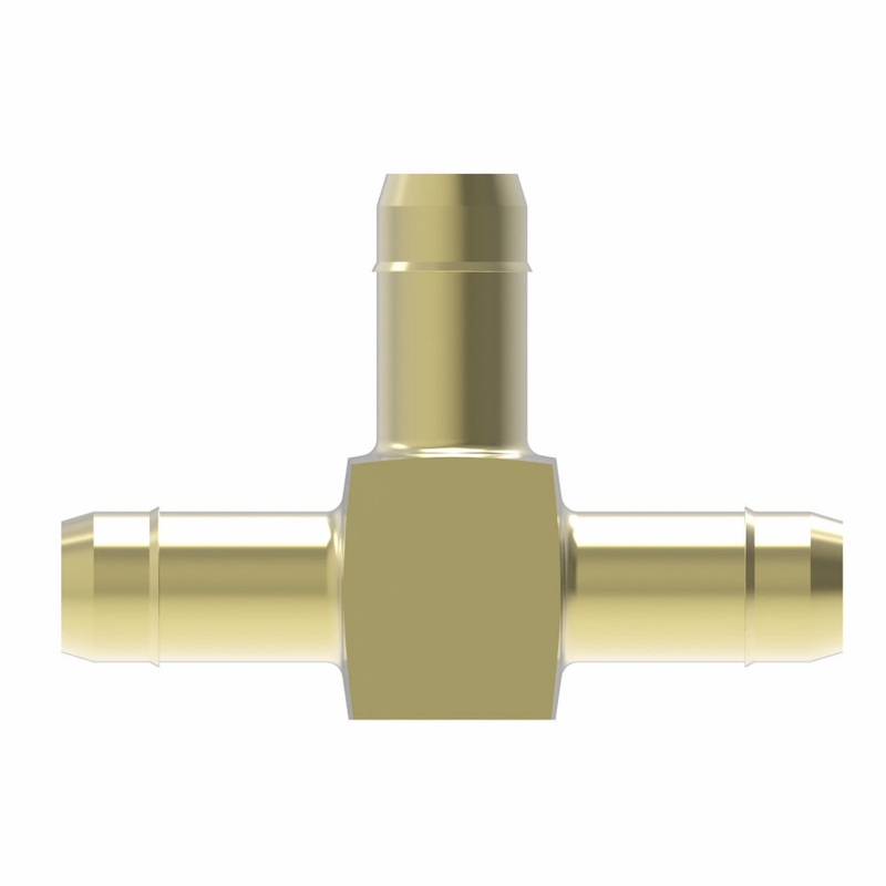 WHD (129) 1064X6 MINI-BARB 3/8 OD TUBE UNION TEE