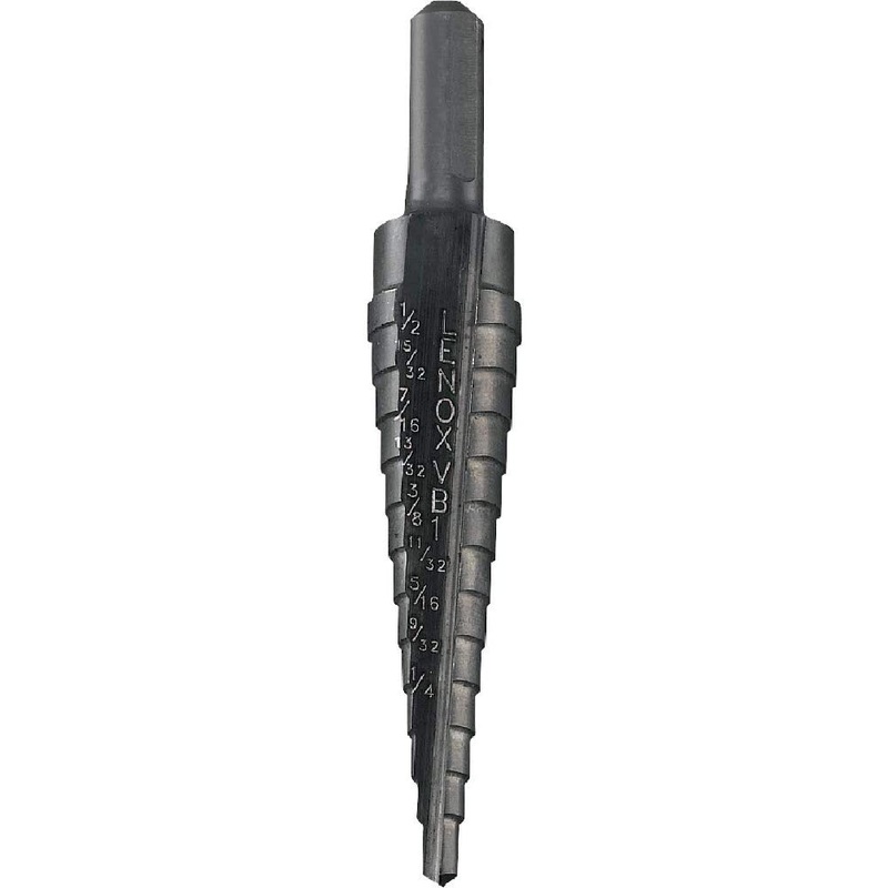 Lenox (135) 30881VB1 Lenox Vari-Bit VB1 Step Drill Bits, 1/8-inch to 1/2-inch (30881VB1)