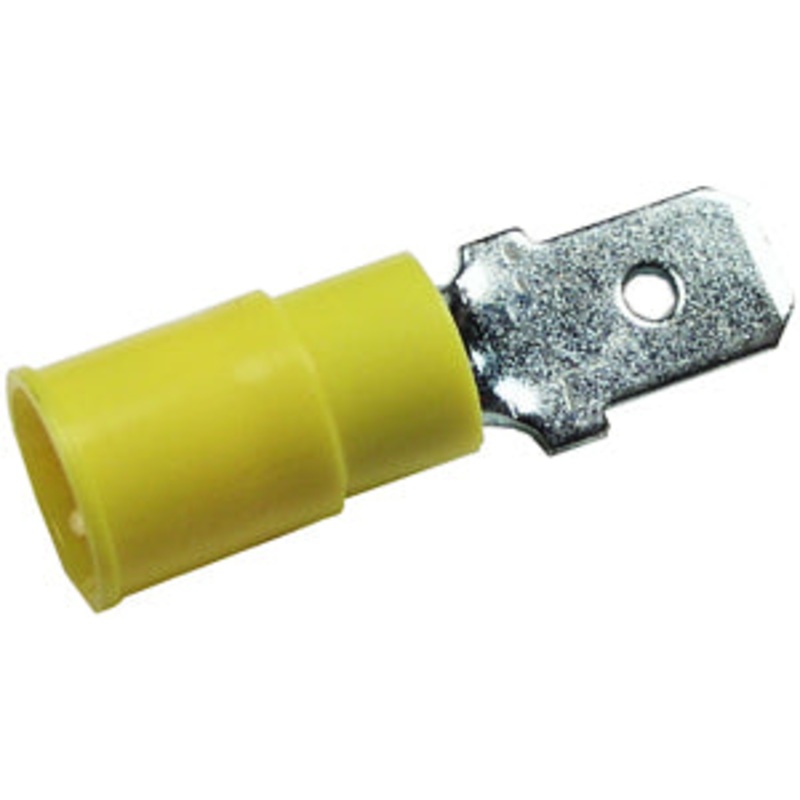 Pico (931) 1956-CP 100PCS 12-10GA .250 MALE QUICK CONNECTORS - YELLOW
