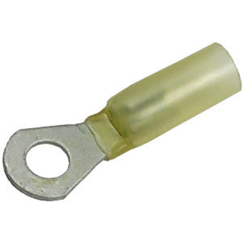 Pico (931) 6906-15 25PCS 12-10GA 1/4" SOLDER-SHRINK RING CONNECTORS - YELLOW