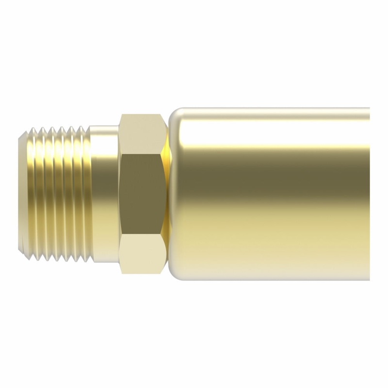 WHD (129) 33808P-108 AIR BRAKE 1/2 CRIMP X 1/2 MALE NPT