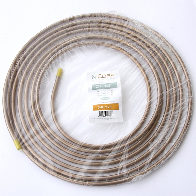 AGS (914) CNC-625 NICOPP 3/8" x 25' FUEL & TRANSMISSION BRAKE LINE COIL