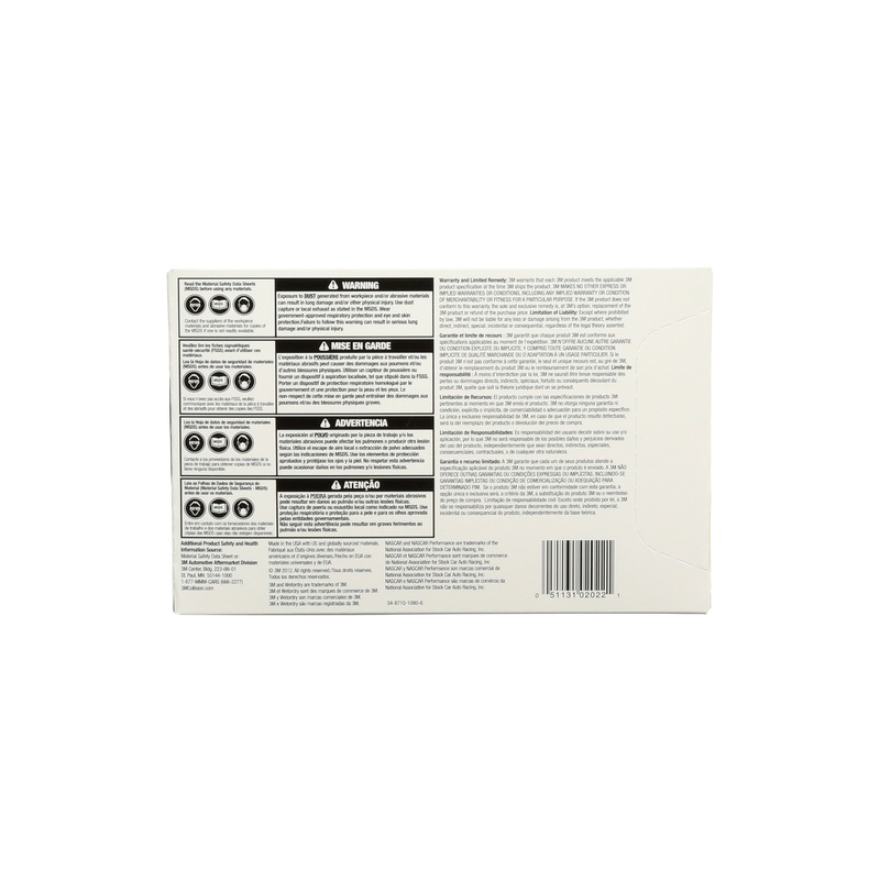 3M (815) 02022 3M Wetordry Abrasive Sheet, 401Q, 02022, P1200, A-weight, 5 1/2 in x 9 in (13.97 cm x 22.86 cm), Colour: Black, 3M Stock No. 7000028330