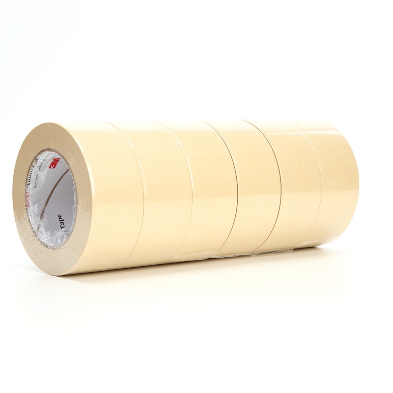 3M (815) 06548 3M Automotive Masking Tape, 06548, 1.89 in x 180 ft (48 mm x 55 m), Colour: Tan, 3M Stock No. 7000045439