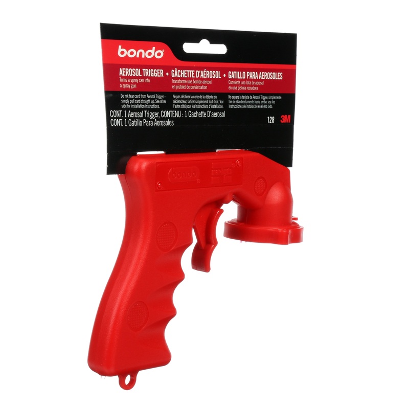 3M (815) 128 Bondo Aerosol Trigger, 128, Colour: Red, 3M Stock No. 7100226090