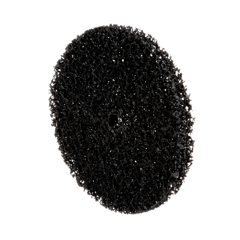 3M (815) SB07460 Scotch-Brite Clean and Strip Disc, XCS, 4 in x 1/4 in (10.16 cm x 0.64 cm), Colour: Black, 3M Stock No. 7000144151