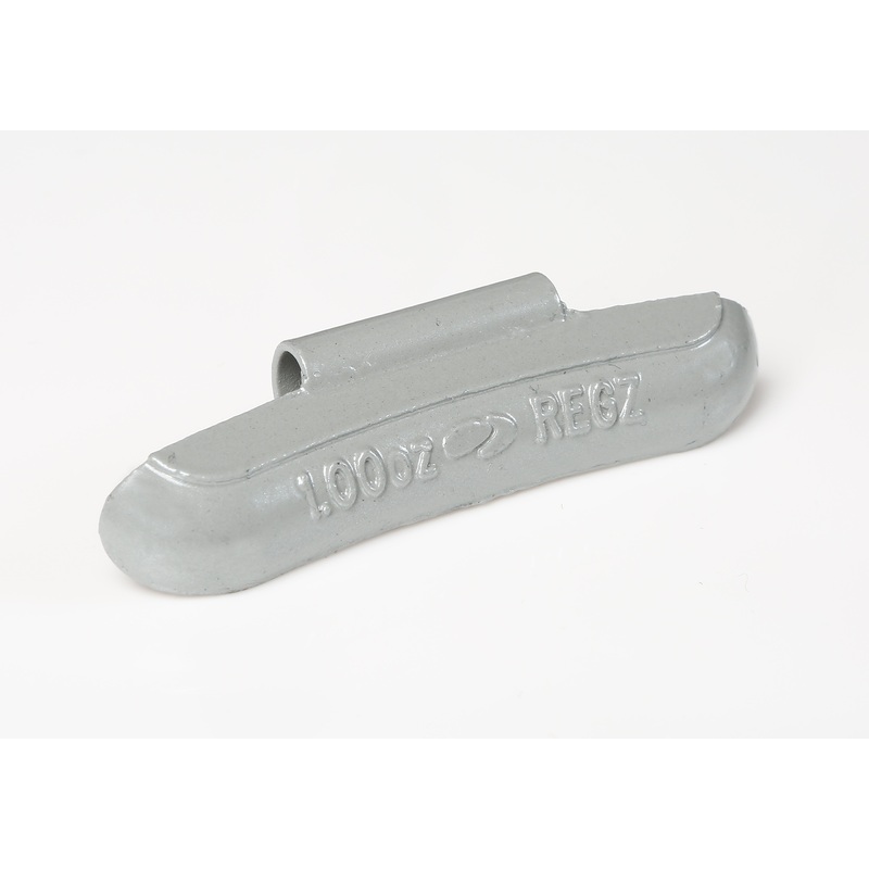 Plombco (750) REGZS-1.75 REGZS Style - Coated Zinc Clip-On Wheel Weights - 1.75 oz , Box of 25