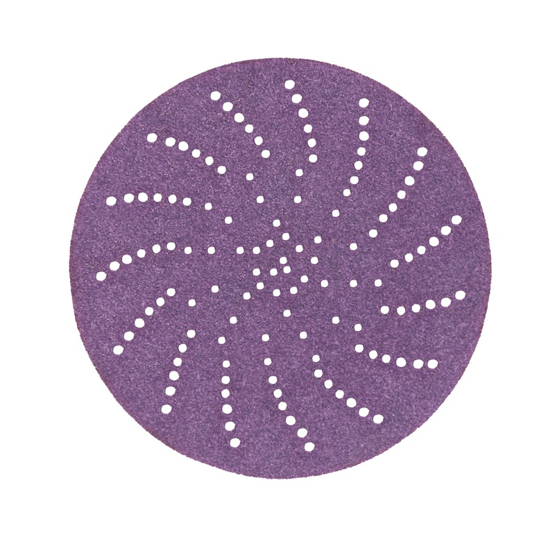 3M (815) 31367 3M Cubitron II Hookit Clean Sanding Abrasive Disc 31374, 6 in, 180+ Grade, 50 Discs/Carton, Colour: Purple, 3M Stock No. 7100155356
