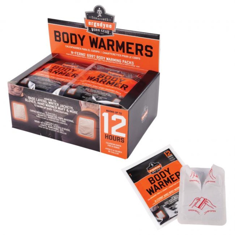 Ergodyne (494) 16997 N-Ferno 6997 Adhesive Body Warmers - Air Activated Heat Pad