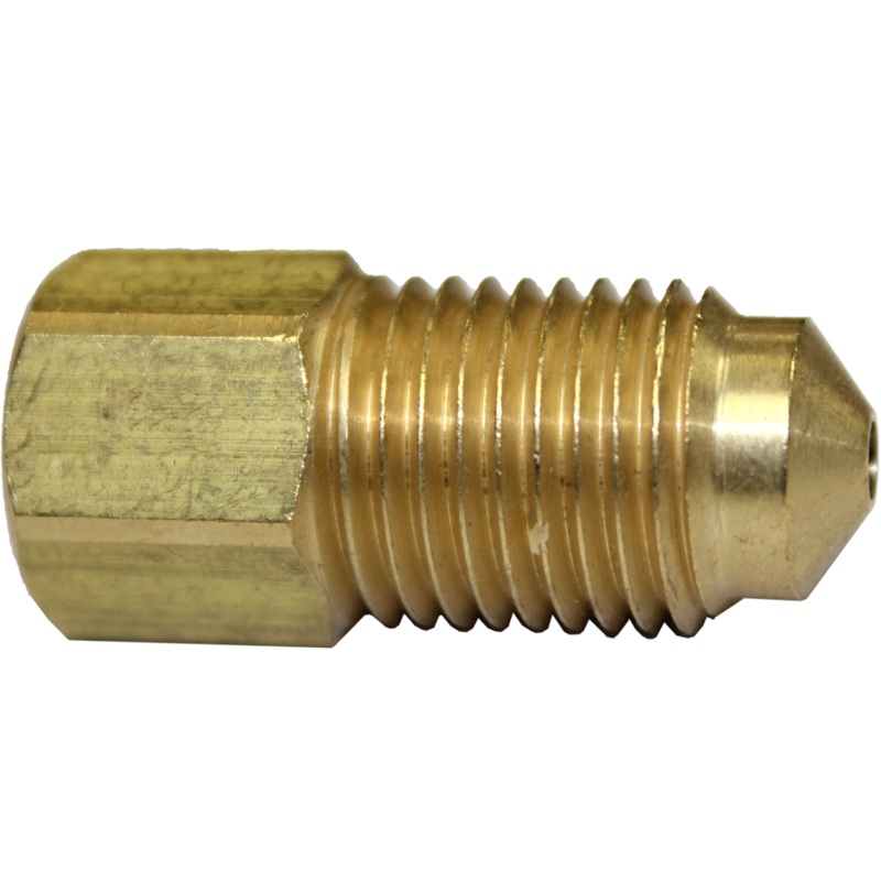 FMSI (450) 4635 1/4"/6mm (12mm x 1.0) Female Bubble Flare x 1/4"/6mm (14mm x 1.50) Male Bubble Flare Adapter