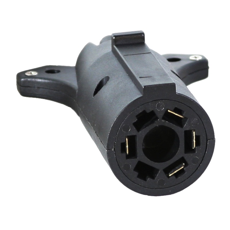 Buyers Products (577) TC2074P 7-Way Flat to 4-Flat Plastic Trailer Connector Adapter