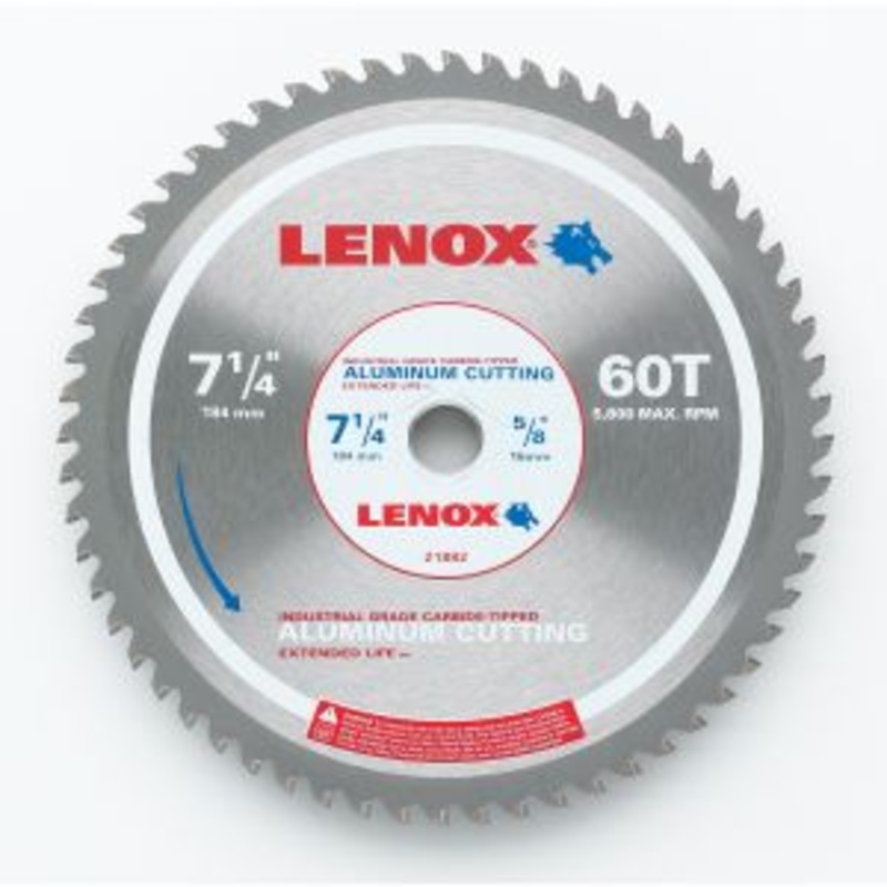 Lenox (135) 21881ST714040CT Lenox Metal-Cutting Circular Saw Blade, Steel, 7-1/4-inch (21881ST714040CT)