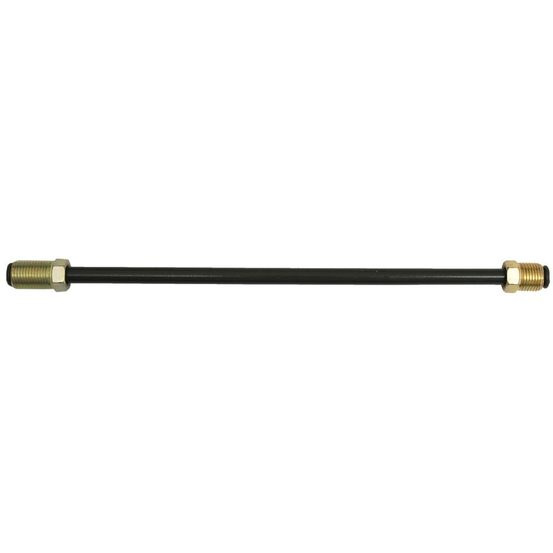 FMSI (450) PVF620 3/8" O.D. Invert Flare Polyvinyl Fluoride (PVF) Hydraulic Line With 5/8" - 18 Tube Nuts (20")