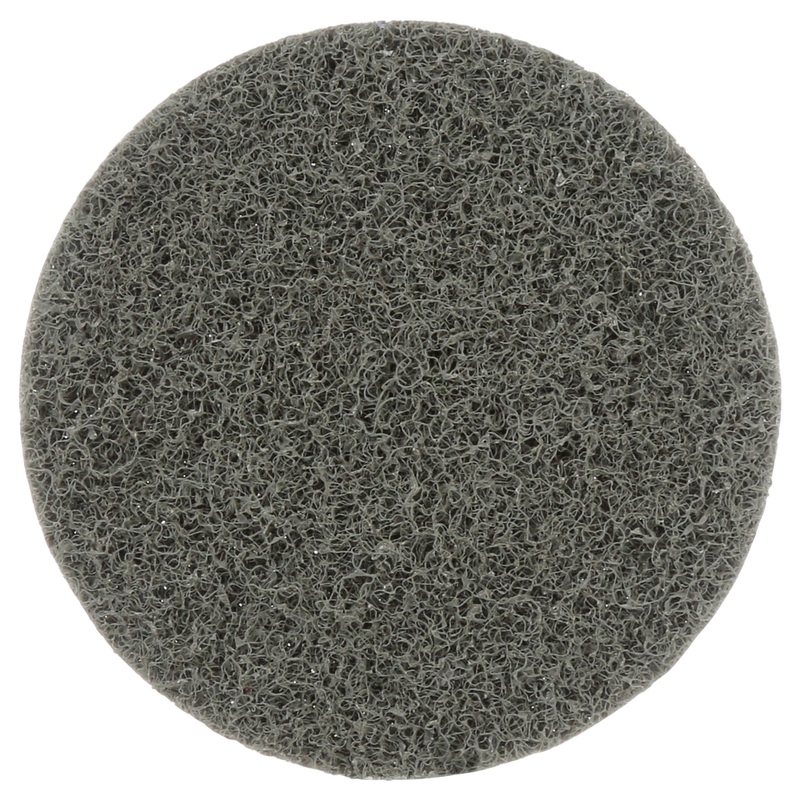 3M (815) 07514 Scotch-Brite Roloc Surface Conditioning Disc, S SFN, 3 in x NH (7.62 cm x NH), Colour: Grey, 3M Stock No. 7000120974