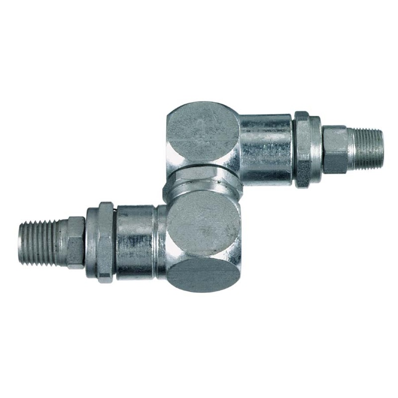 Lincoln (502) 81387 Lincoln Industrial 81387 Universal Swivel Nozzle for Use with Grease Pumps, Thread size 1/2-27(m) x 1/4 NPT (m)