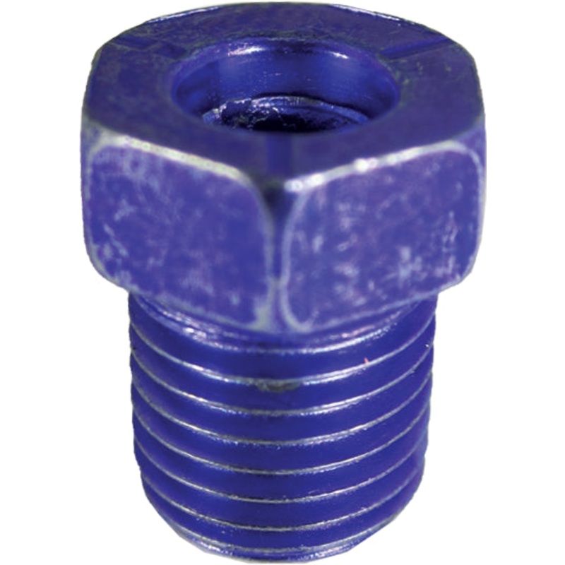 FMSI (450) 3424 3/16" x 3/8" - 24 Standard Steel Invert Flare Tube Nut