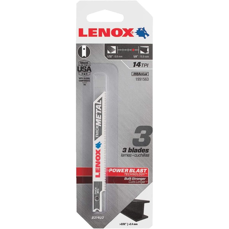 Lenox (135) 1991563 METAL 3-5/8 X 3/8 14TPI U