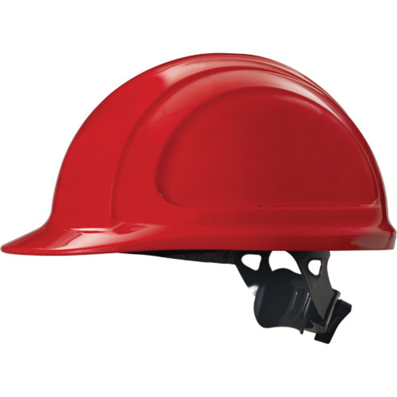 North Safety (399) N10R150000 North Zone Hard Hat, Ratchet, Red