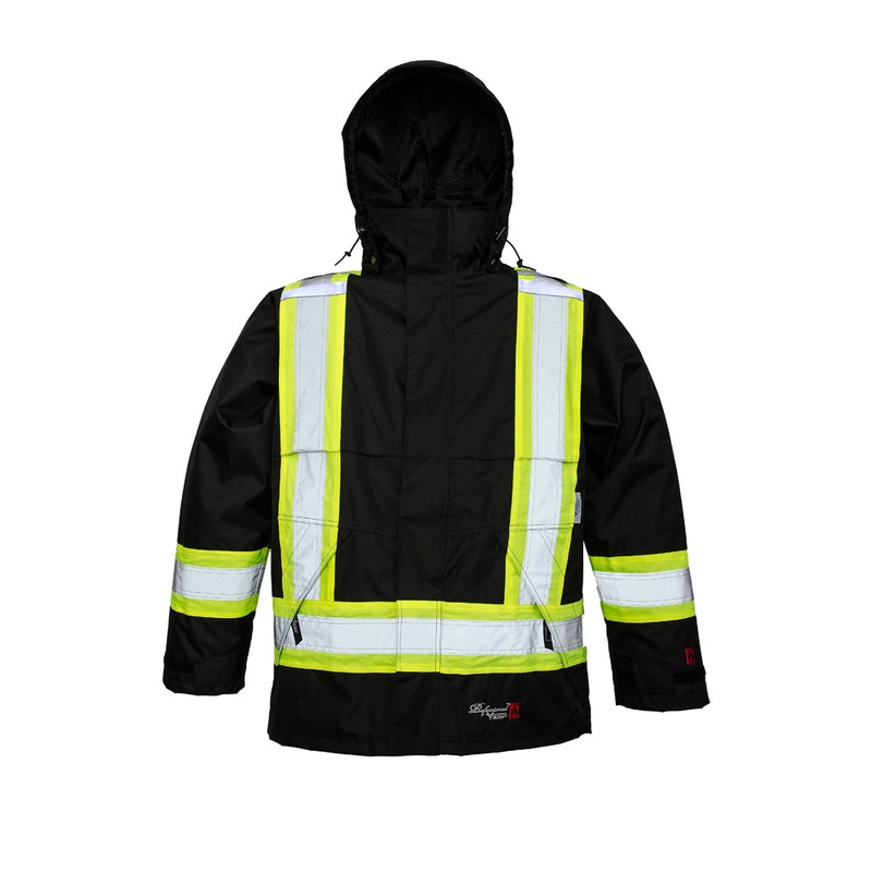 Viking (725) 3907FRJ-XXL Viking Professional Journeyman 300D Trilobal Rip-stop FR Jacket - Black