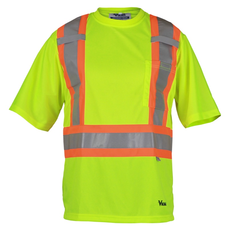 Viking (725) 6006G-XXL Viking Safety T-Shirt, Double Layered Mesh