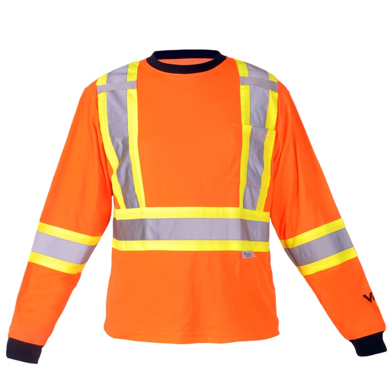 Viking (725) 6015O-XL Viking Safety Long Sleeve Shirt, Poly